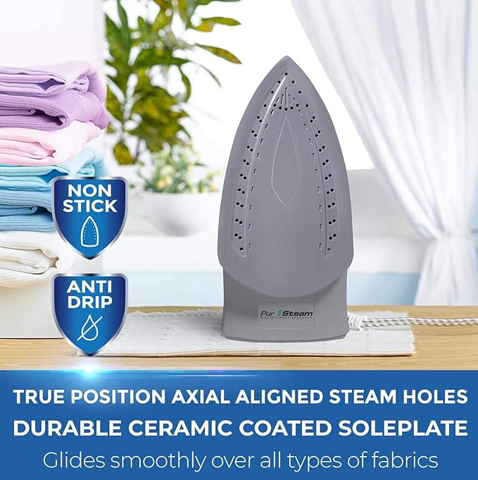 PurSteam garment steam iron 1800 W with LCD screen 2